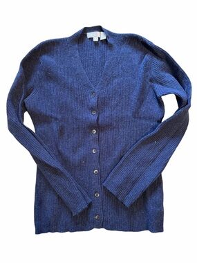 Vintage Esprit little navy cardigan, size M